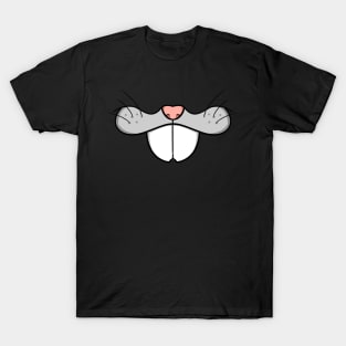 Goofy Rabbit - Face Mask T-Shirt